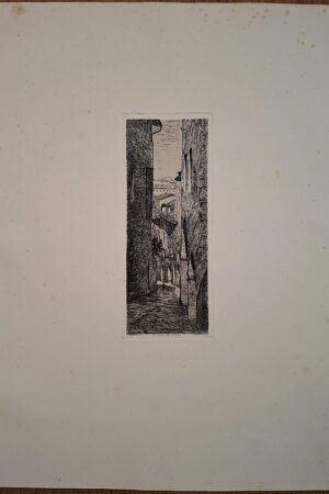 Vicolo in Siena - Telemaco Signorini (1835–1901)