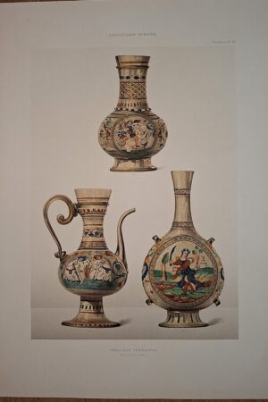 Verres Vénitiens – Fin du XVe Siècle  Collection Spitzer – Cromolitografia a colori - Parigi, (ca. 1880–1890)