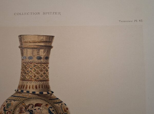 Verres Vénitiens – Fin du XVe Siècle  Collection Spitzer – Cromolitografia a colori - Parigi, (ca. 1880–1890) - immagine 2