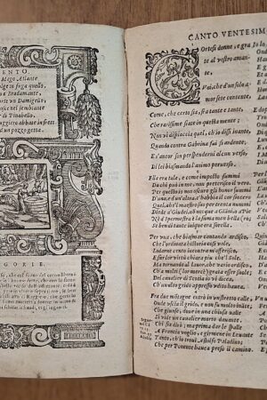 Lodovico Ariosto - Orlando furioso... Nuovamente ristampato e ricorretto... - In Venetia, appresso Gio. Domenico Imberti, 1590.