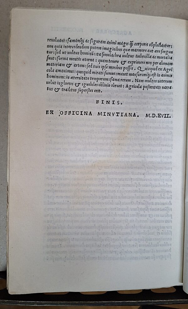 P. Cornelii Taciti libri quinque noviter inventi atque cum reliquis... editi Milano, Alessandro Minuziano, 1517 – Prima edizione - immagine 7
