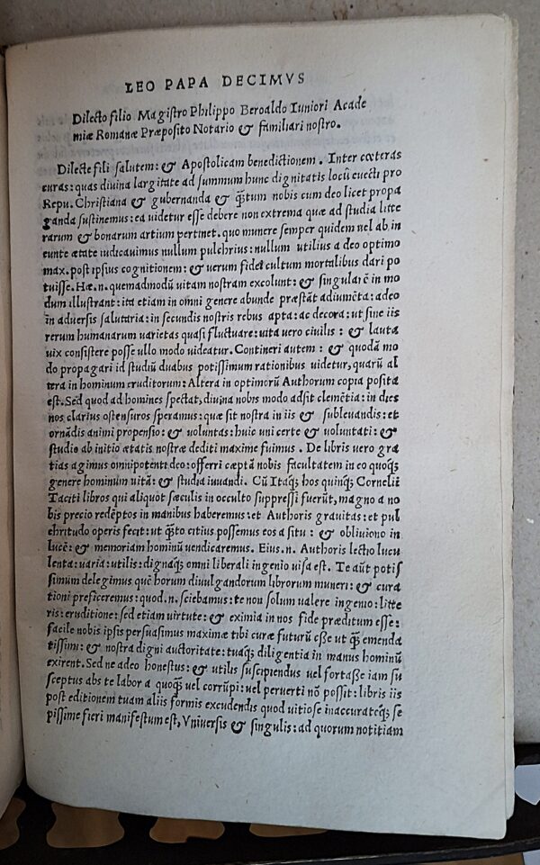 P. Cornelii Taciti libri quinque noviter inventi atque cum reliquis... editi Milano, Alessandro Minuziano, 1517 – Prima edizione - immagine 8