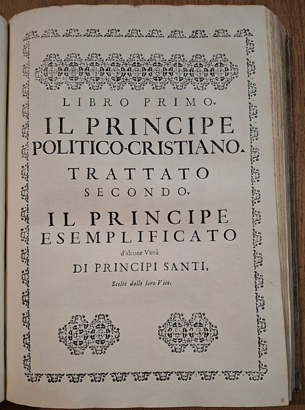 Carlo Maria Carafa, Opere politiche-cristiane... - Mazzarino, per Giovanni Vanberge, 1692 - immagine 6