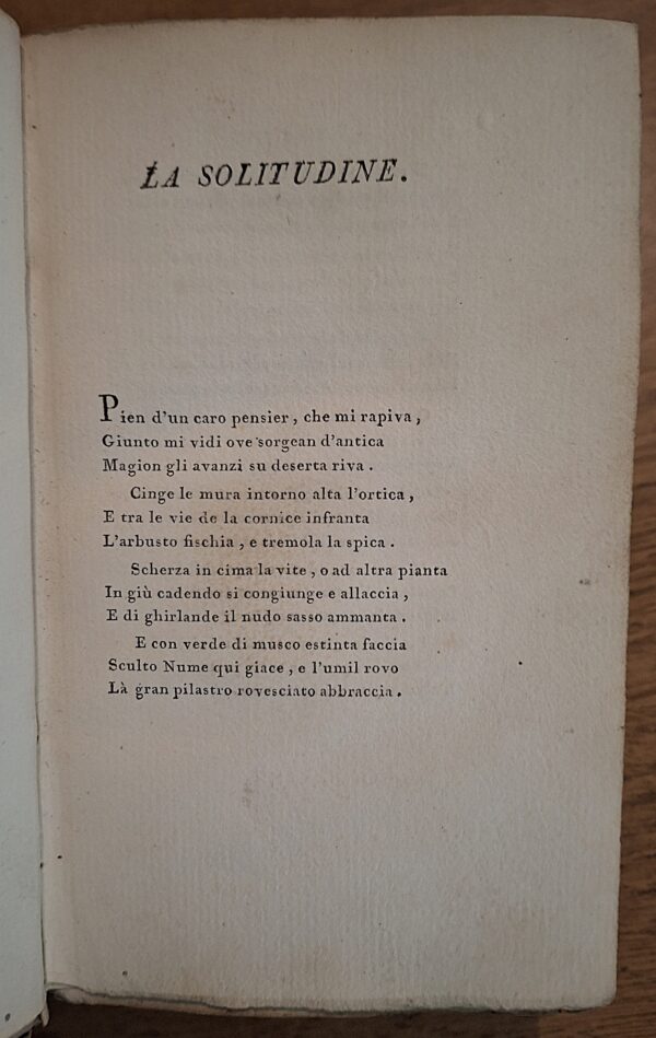 Ippolito Pindemonte - Saggio di poesie campestri - Parma, Dalla Reale Stamperia, 1788 - immagine 5