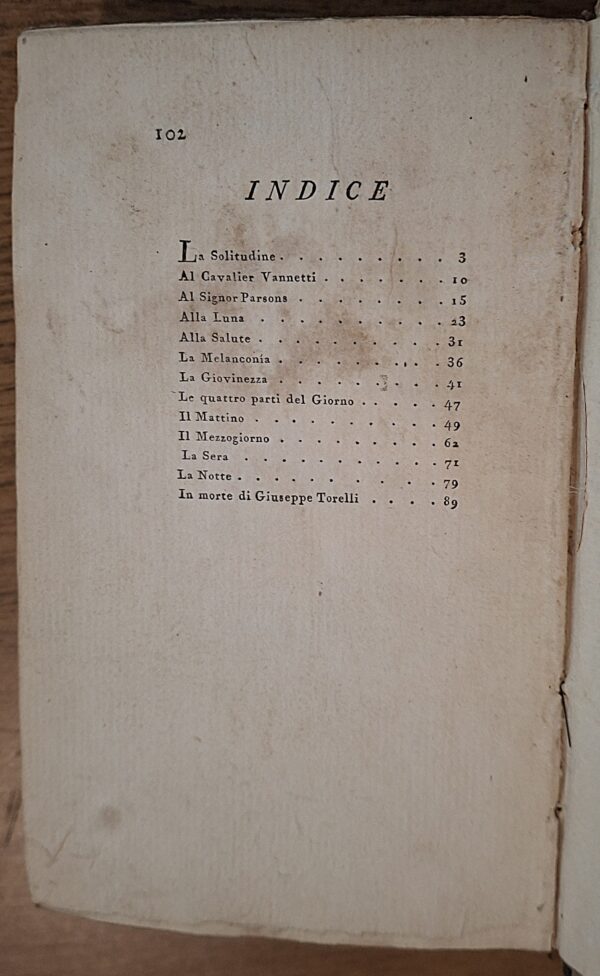 Ippolito Pindemonte - Saggio di poesie campestri - Parma, Dalla Reale Stamperia, 1788 - immagine 6