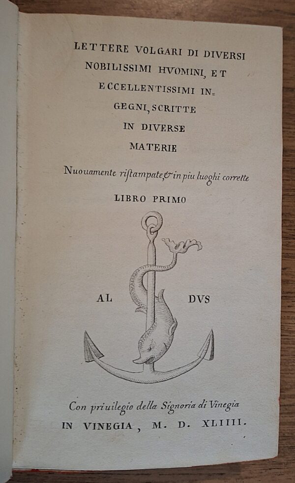 Lettere volgari di diversi nobilissimi huomini, et... - In Vinegia, nella casa de' figliuoli di Aldo, 1544, 1564. - immagine 5