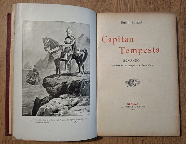 Emilio Salgari - Il Capitan Tempesta - Genova, A. Donath Editore, 1905 - immagine 4