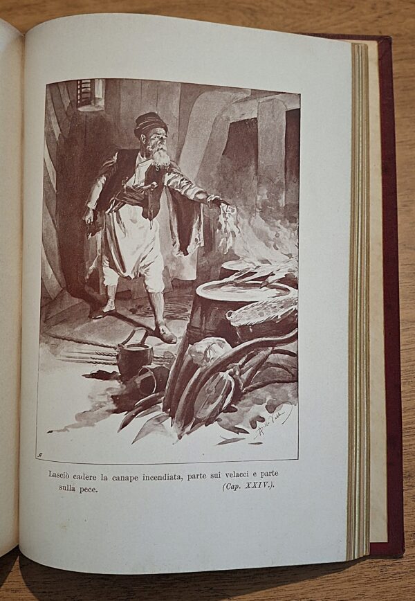 Emilio Salgari - Il Capitan Tempesta - Genova, A. Donath Editore, 1905 - immagine 6