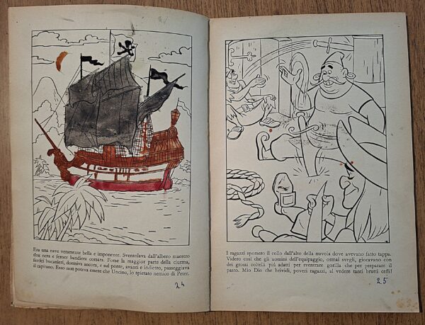 Walt Disney - Peter Pan. Libro da Dipingere - Arnoldo Mondadori Editore, Milano, 1953 - immagine 5