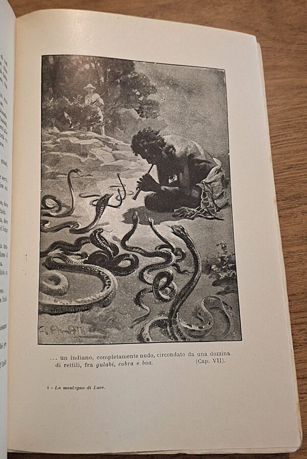 La Montagna di Luce. Avventure di Emilio Salgari - Milano, Antonio Vallardi Editore, 1940. - immagine 6