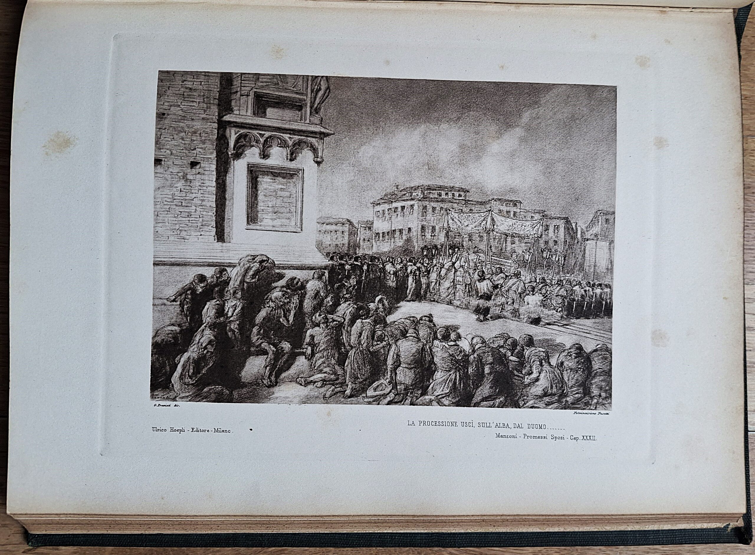 I Promessi Sposi. Storia milanese del secolo XVII. Scoperta e rifatta da Alessandro Manzoni - Milano, Ulrico Hoepli, 1915 - immagine 3