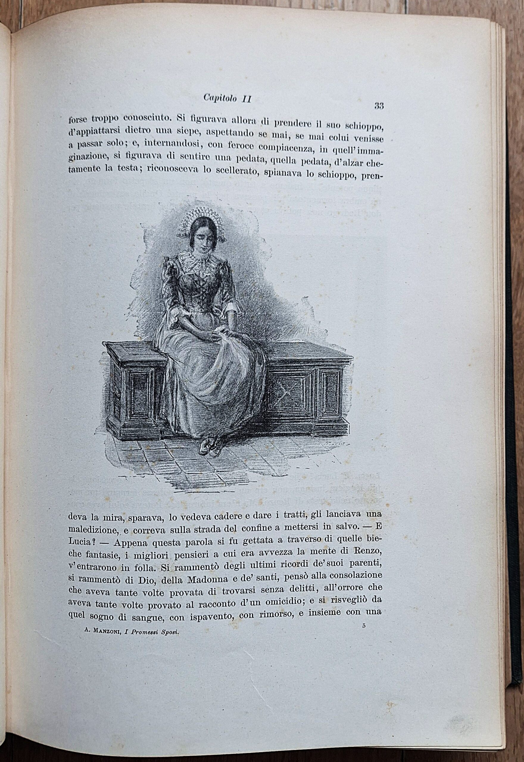 I Promessi Sposi. Storia milanese del secolo XVII. Scoperta e rifatta da Alessandro Manzoni - Milano, Ulrico Hoepli, 1915 - immagine 6
