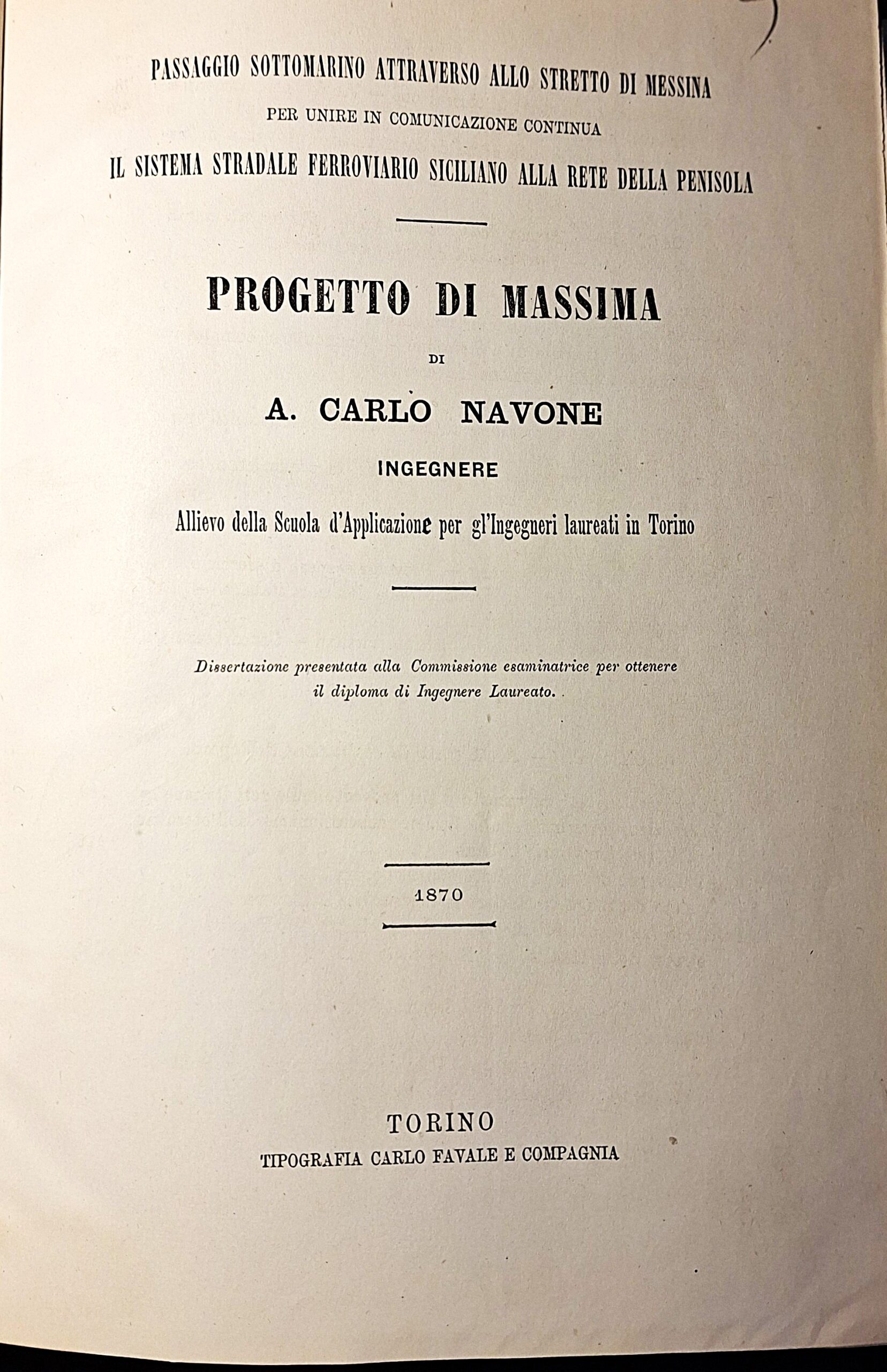 Le Dissertazioni (Tesi) della Regia Scuola d’Applicazione per gli Ingegneri in Torino (1864–1876) - immagine 18