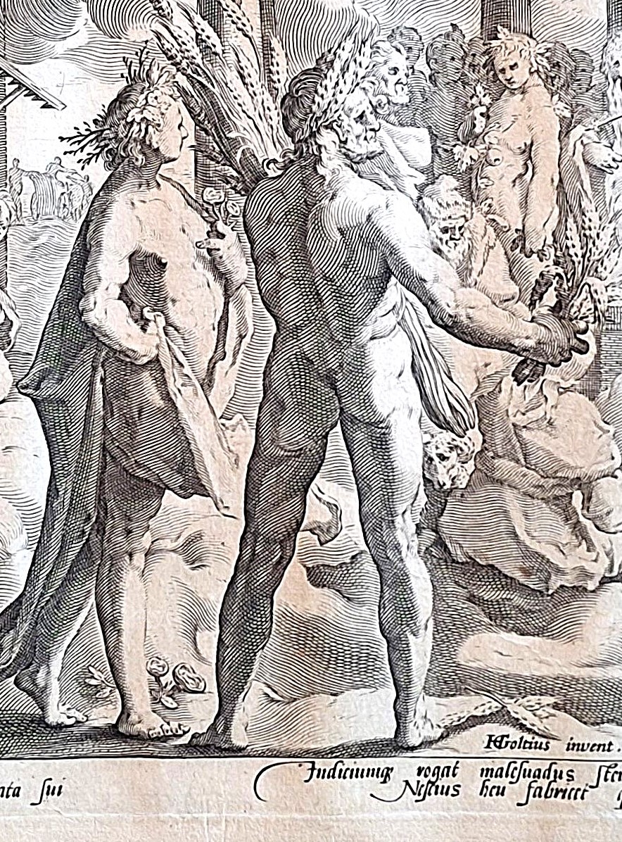 Il mito di Fetonte nel palazzo di Helios da Metamorfosi di Ovidio, Tavola 21, Anno 1615 - immagine 4