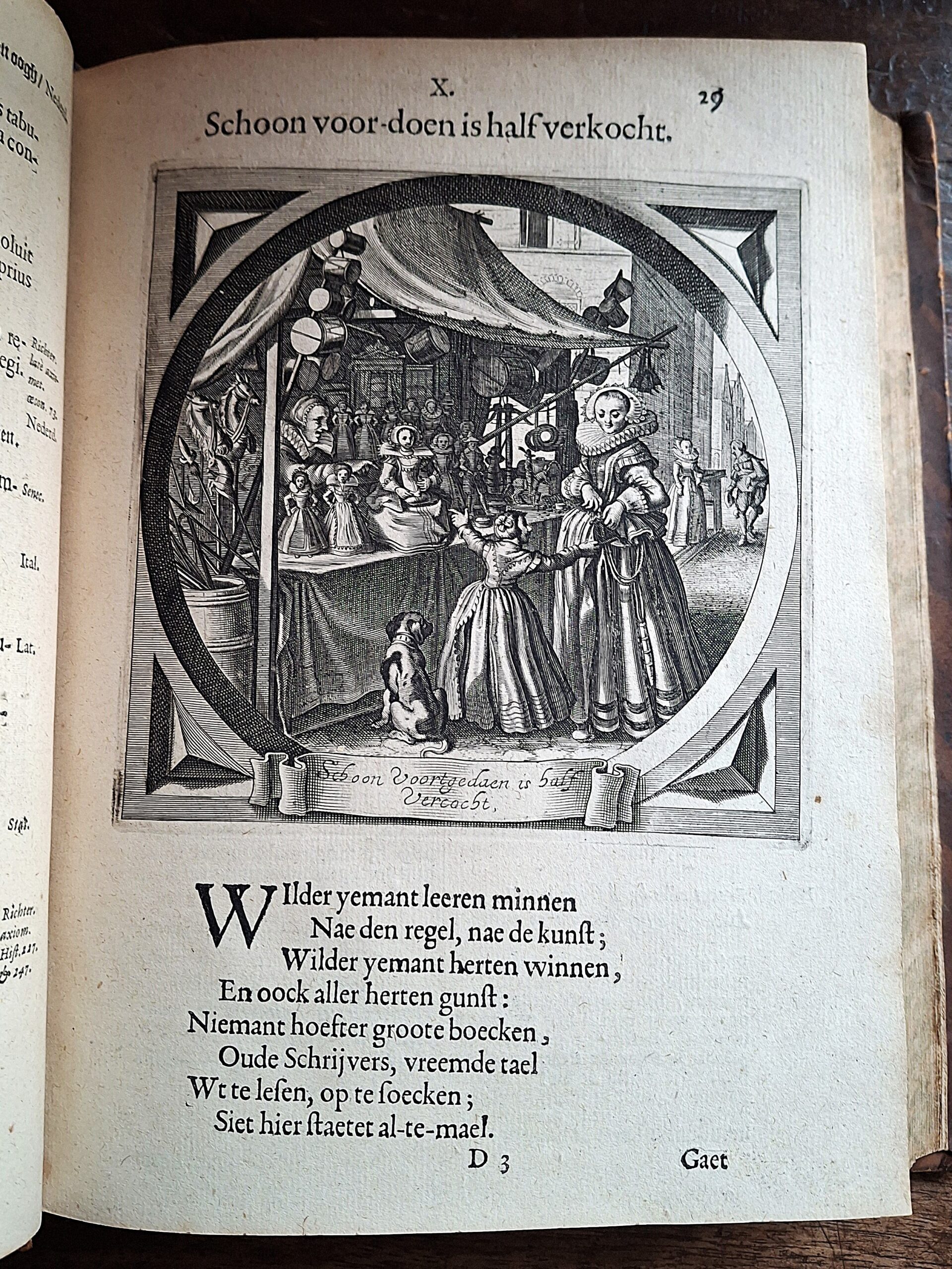 Jacob Cats, Spiegel van den ouden ende nieuwen tijdt, In ’s-Gravenhage, bij Isaac Burchoorn, boekdrukker, 1632 - immagine 5