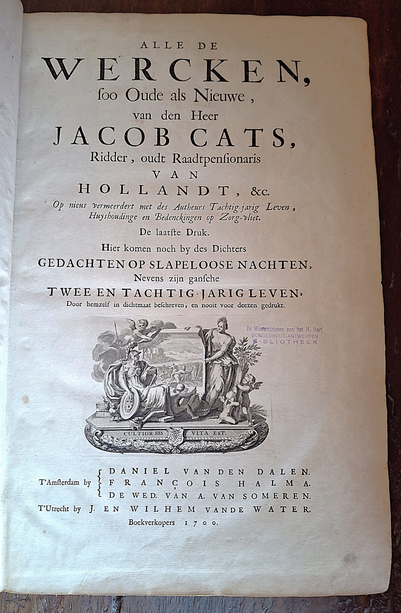 Jacob Cats – Alle de wercken, soo oude als nieuwe, Amsterdam–Utrecht, 1700 - immagine 21