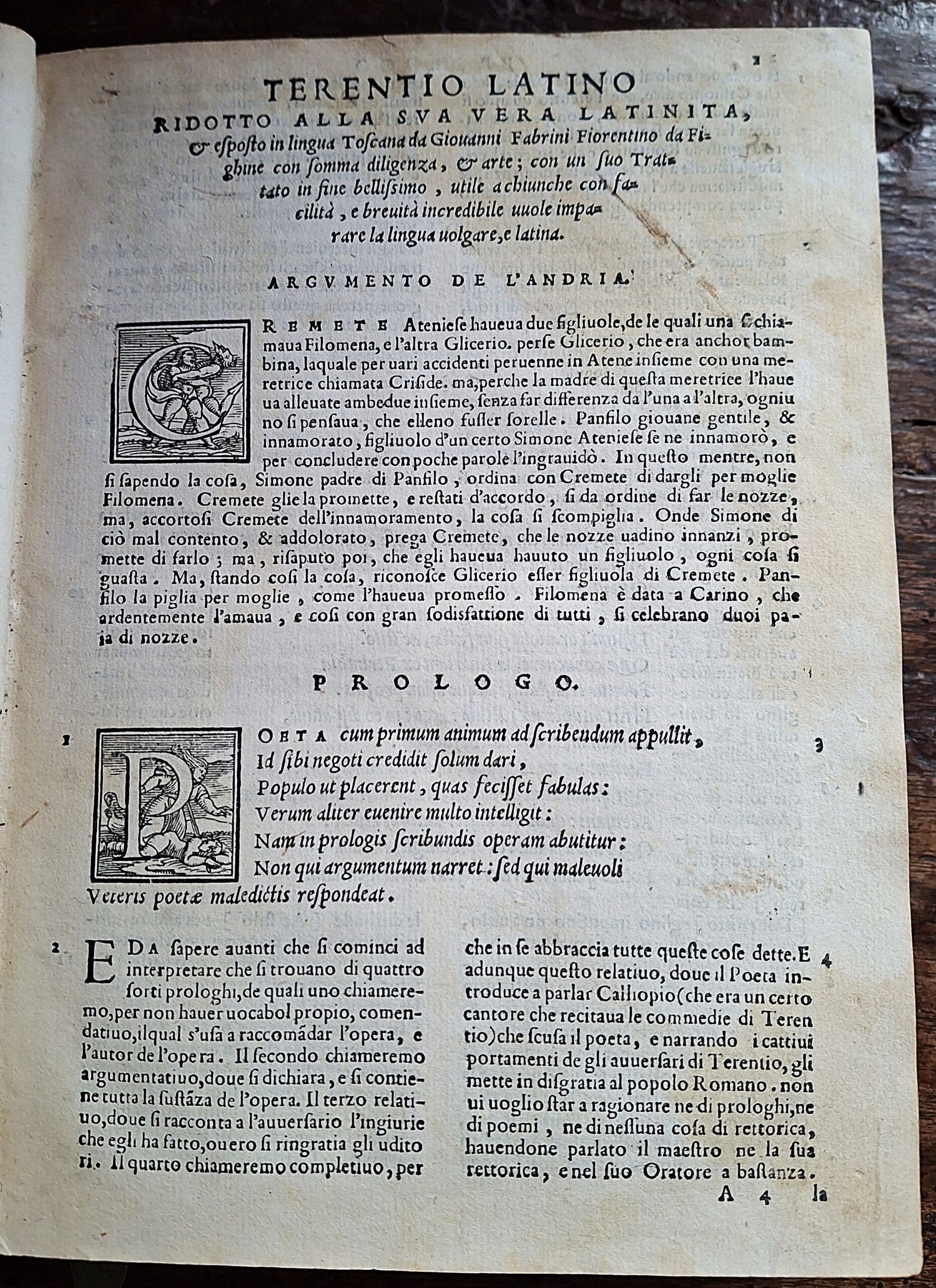 Il Terentio latino - In Vinegia, appresso Giambattista & Marchio Sessa fratelli, 1556 - immagine 4
