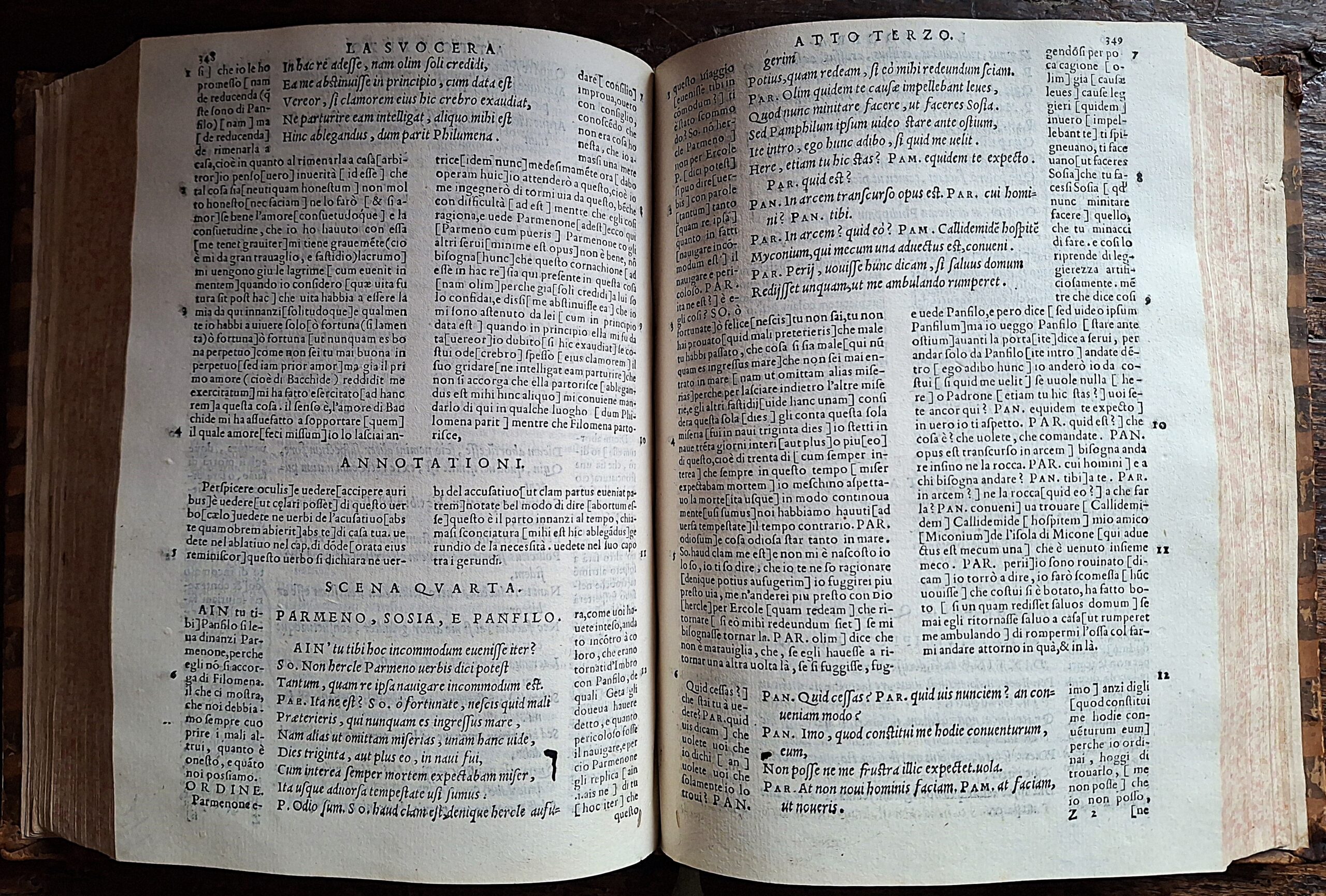 Il Terentio latino - In Vinegia, appresso Giambattista & Marchio Sessa fratelli, 1556 - immagine 7