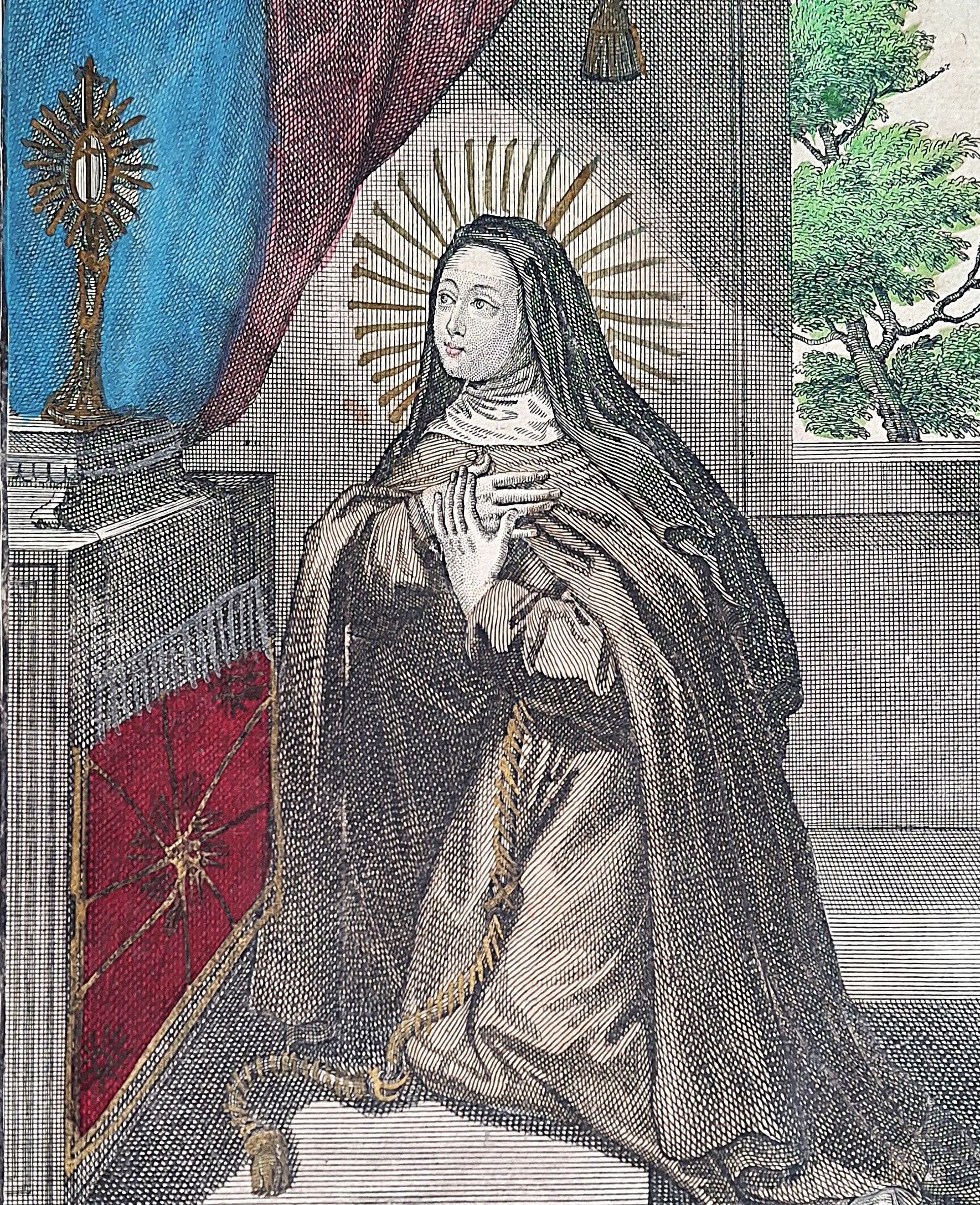 Santa Chiara d’Assisi in adorazione dell’Eucaristia - immagine 2