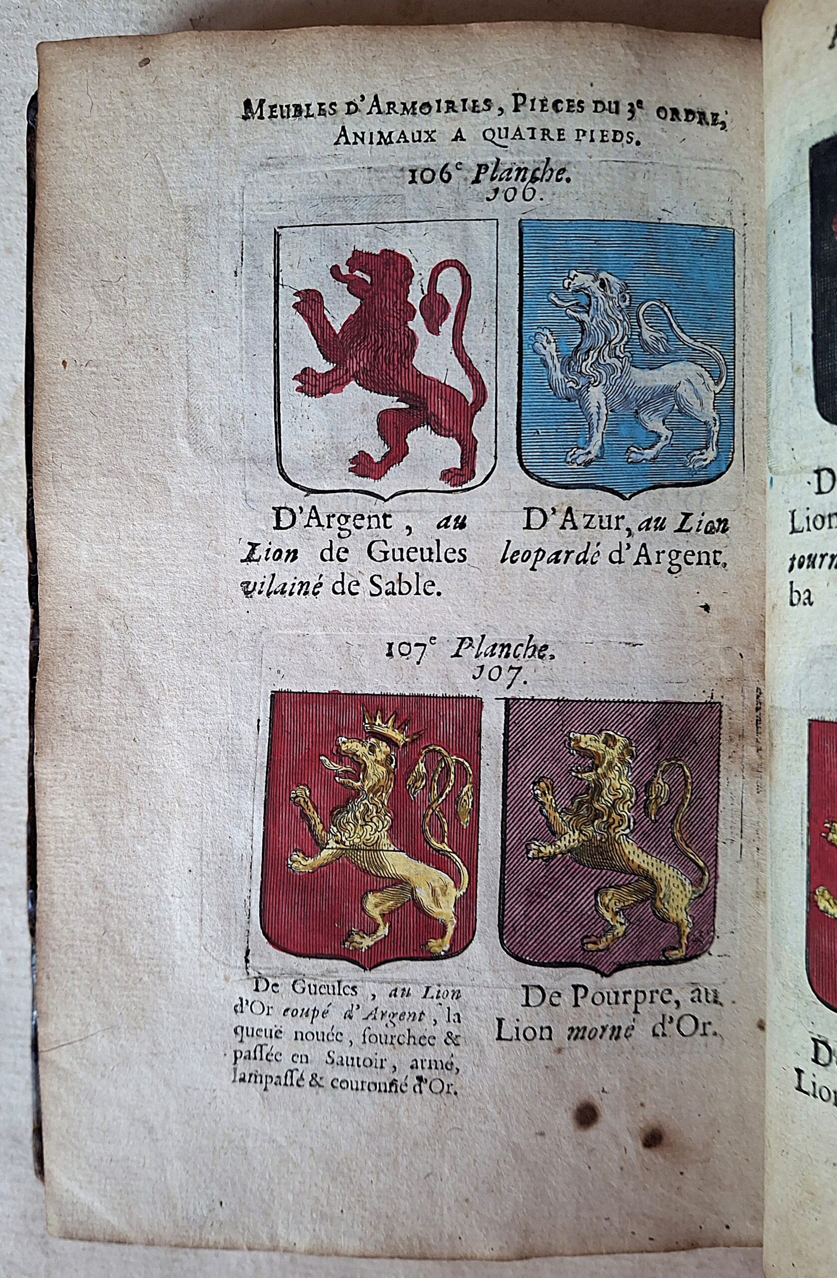 Thibault Cadot - Le Blason de France, ou Notes curieuses … Parigi, 1697 - immagine 8
