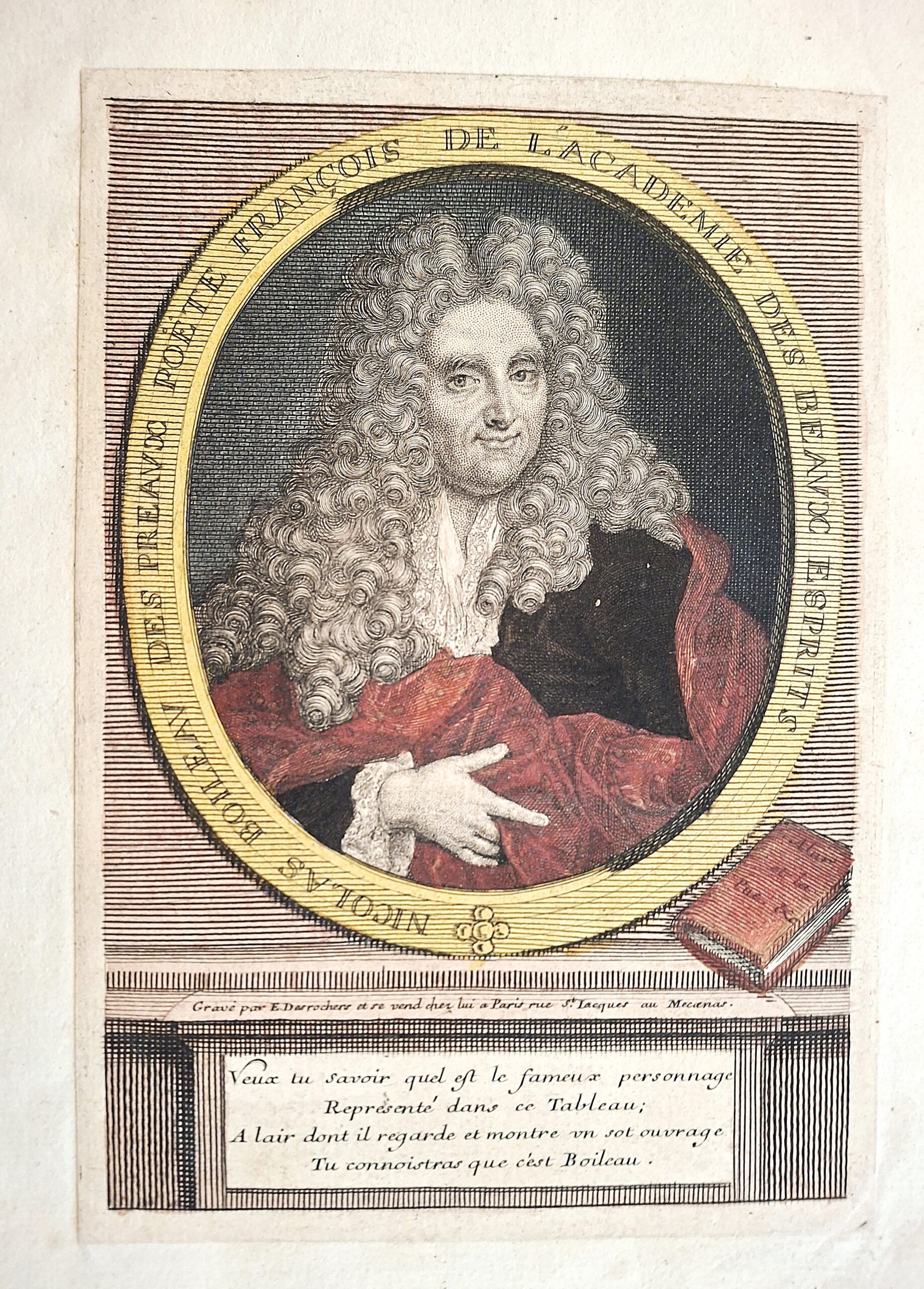 Nicolas Boileau-Despréaux - Ritratto del poeta e critico francese