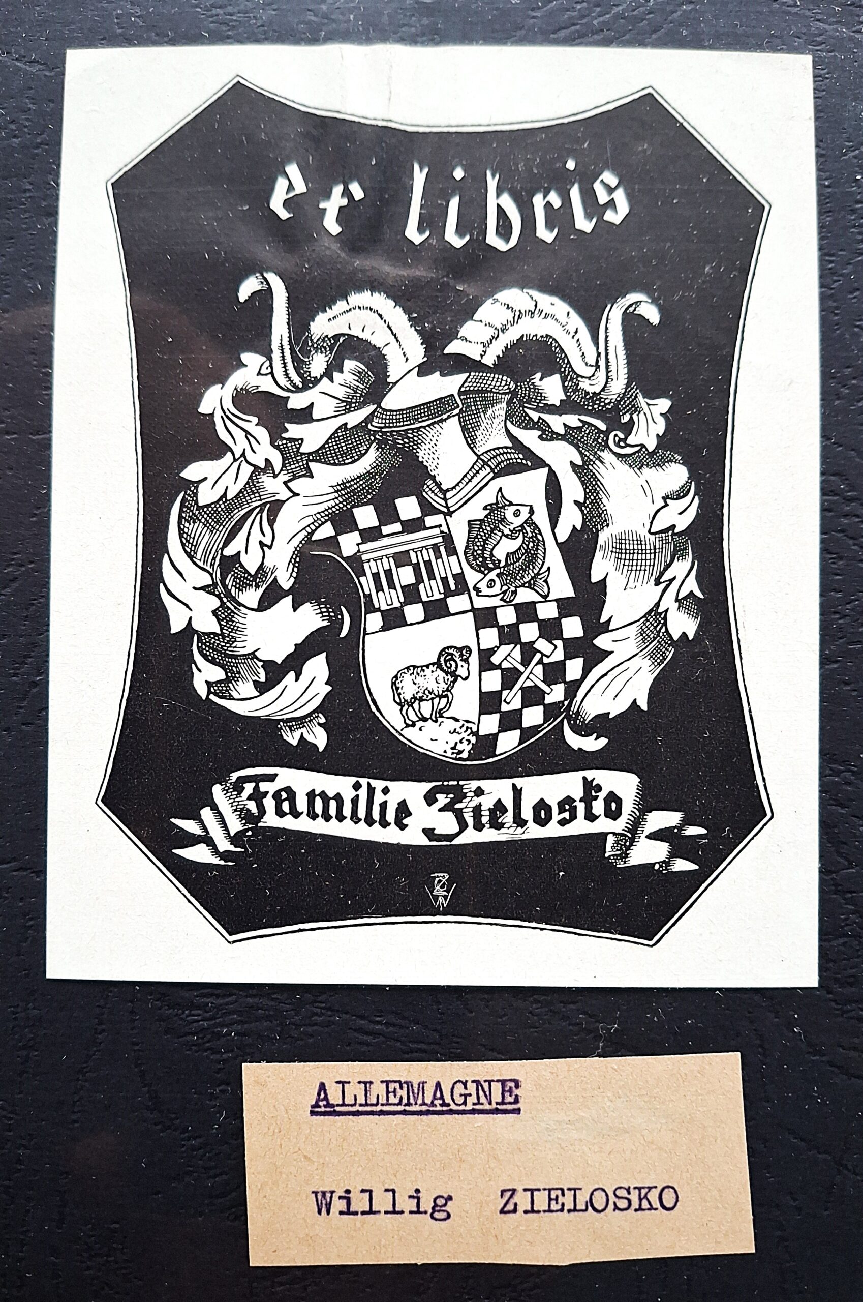 Ex libris “Familie Zielosko” – Willi G. Zielosko