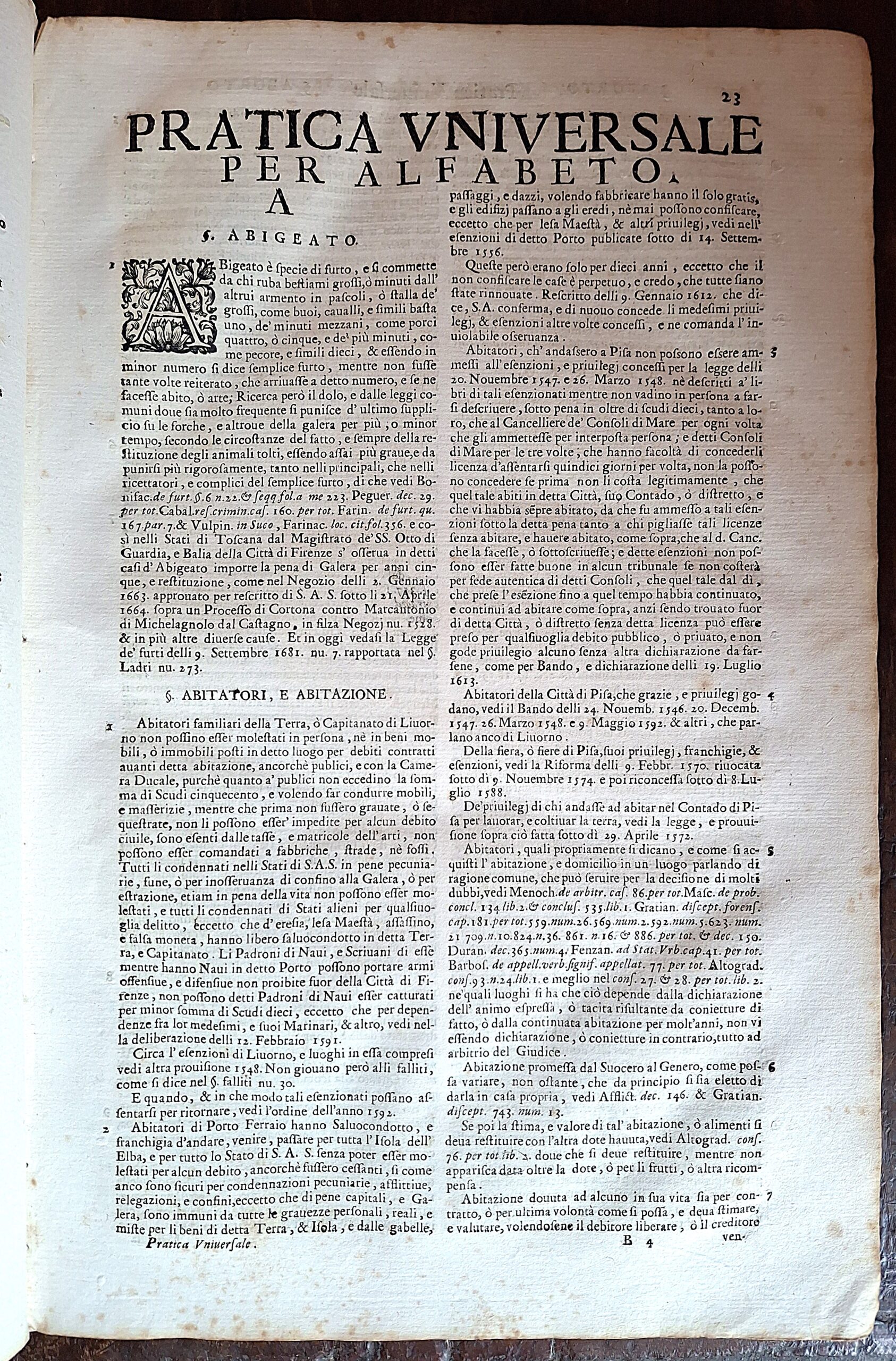 Marc’Antonio Savelli — Pratica universale — Parma, 1717 - immagine 7