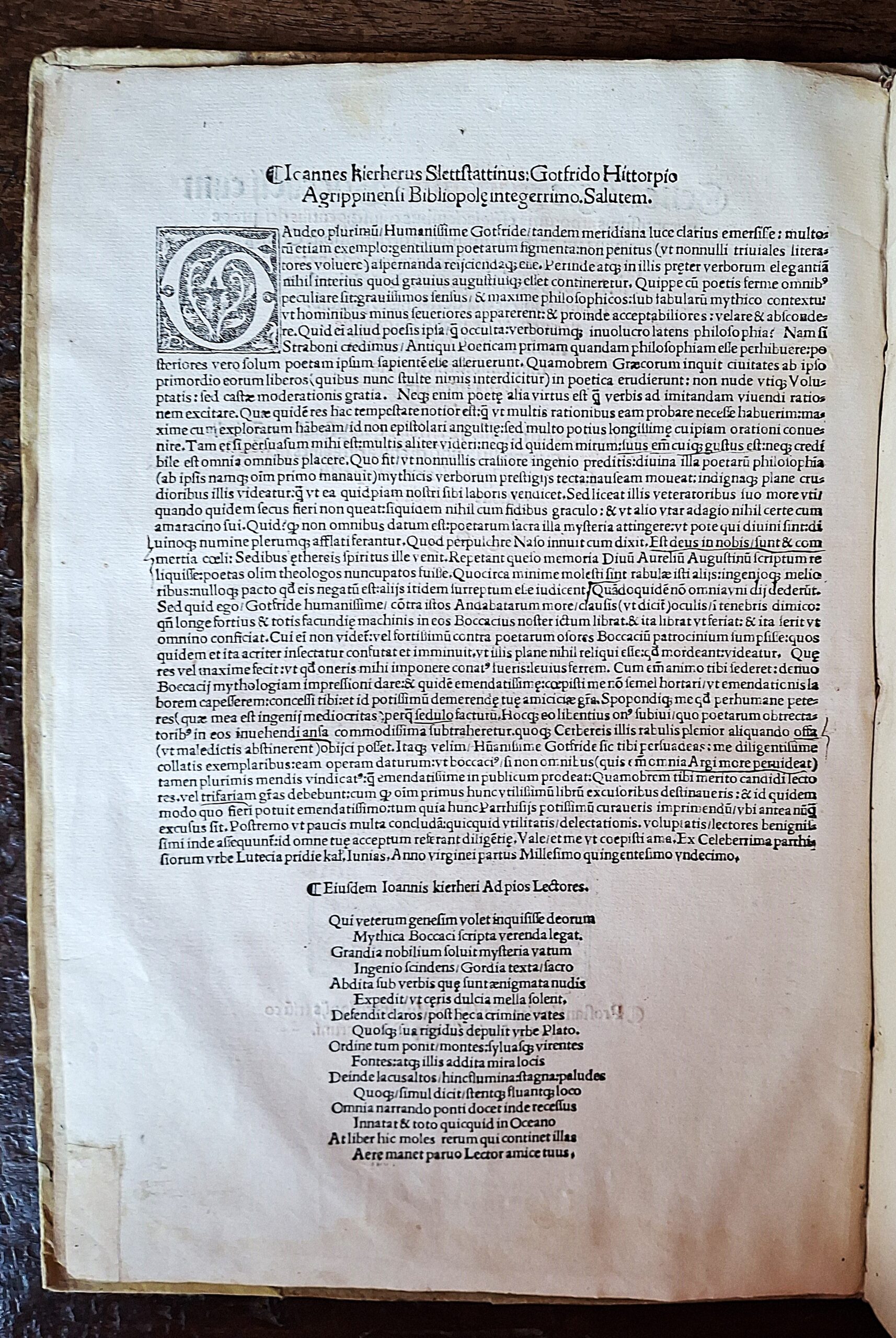 Giovanni Boccaccio — Genealogie deorum gentilium. Parigi, 1511 - immagine 4