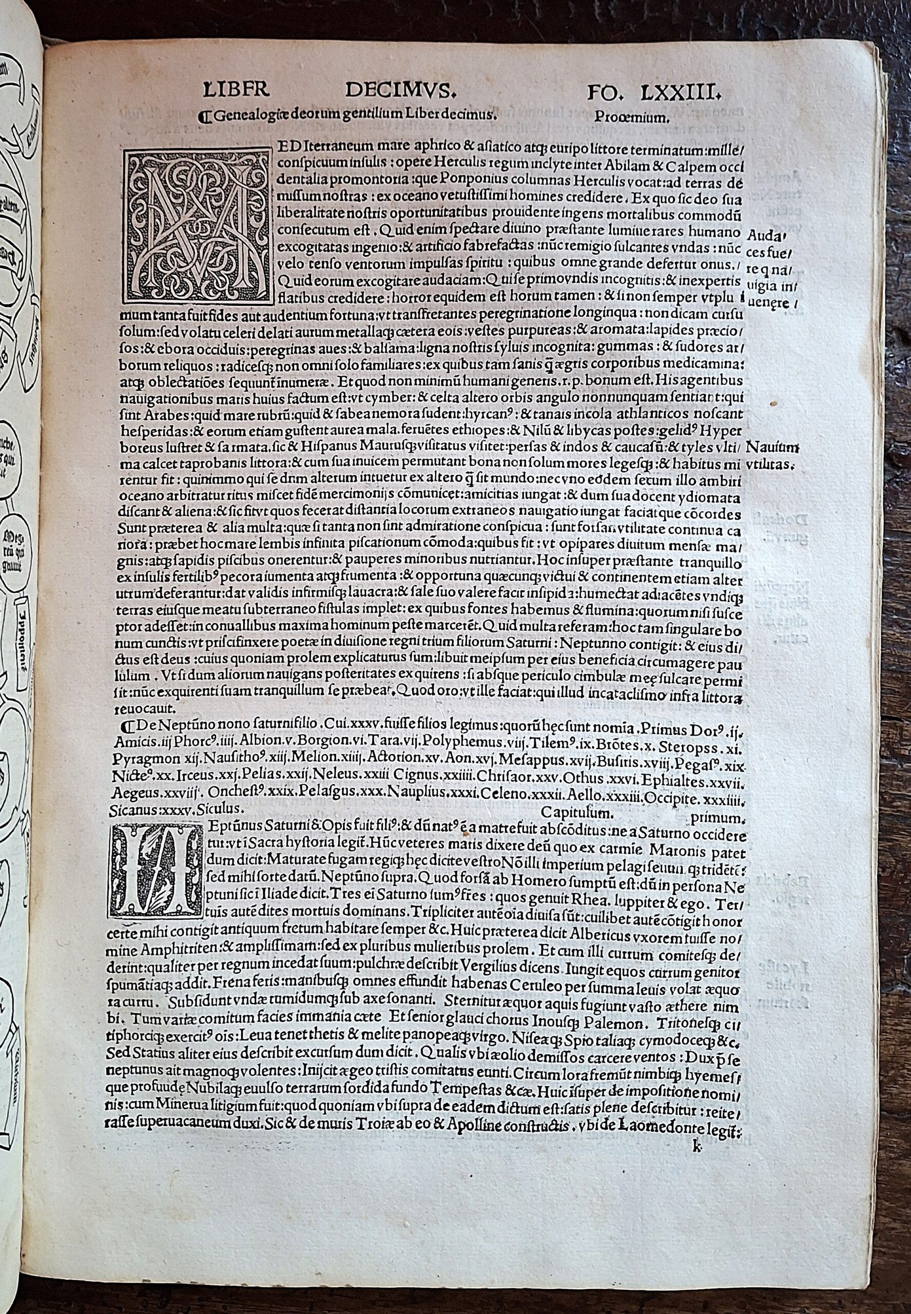 Giovanni Boccaccio — Genealogie deorum gentilium. Parigi, 1511 - immagine 11