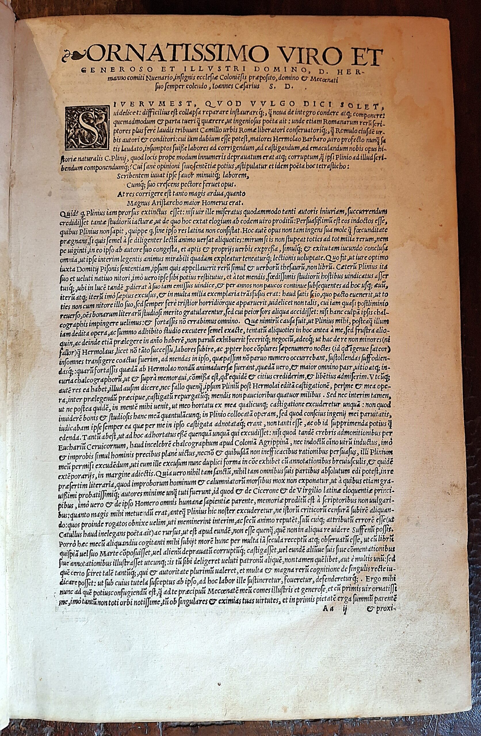 Plinius Secundus, Gaius – Naturalis historiae opus. Coloniae, Eucharius Cervicornus, 1524 - immagine 5