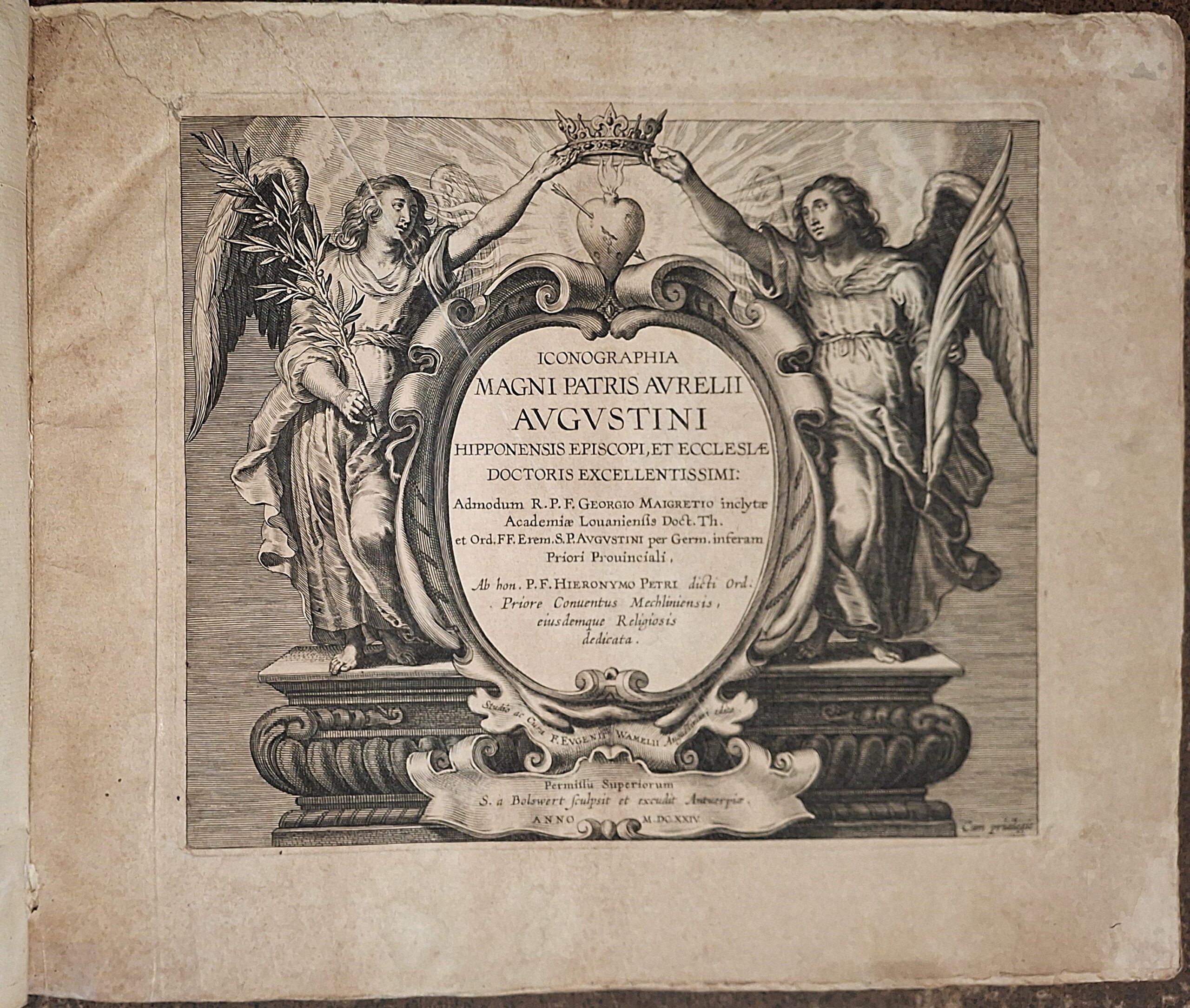 Iconographia Magni Patris Aurelii Augustini Hipponensis Episcopi, et Ecclesiae Doctoris Excellentissimi - immagine 2