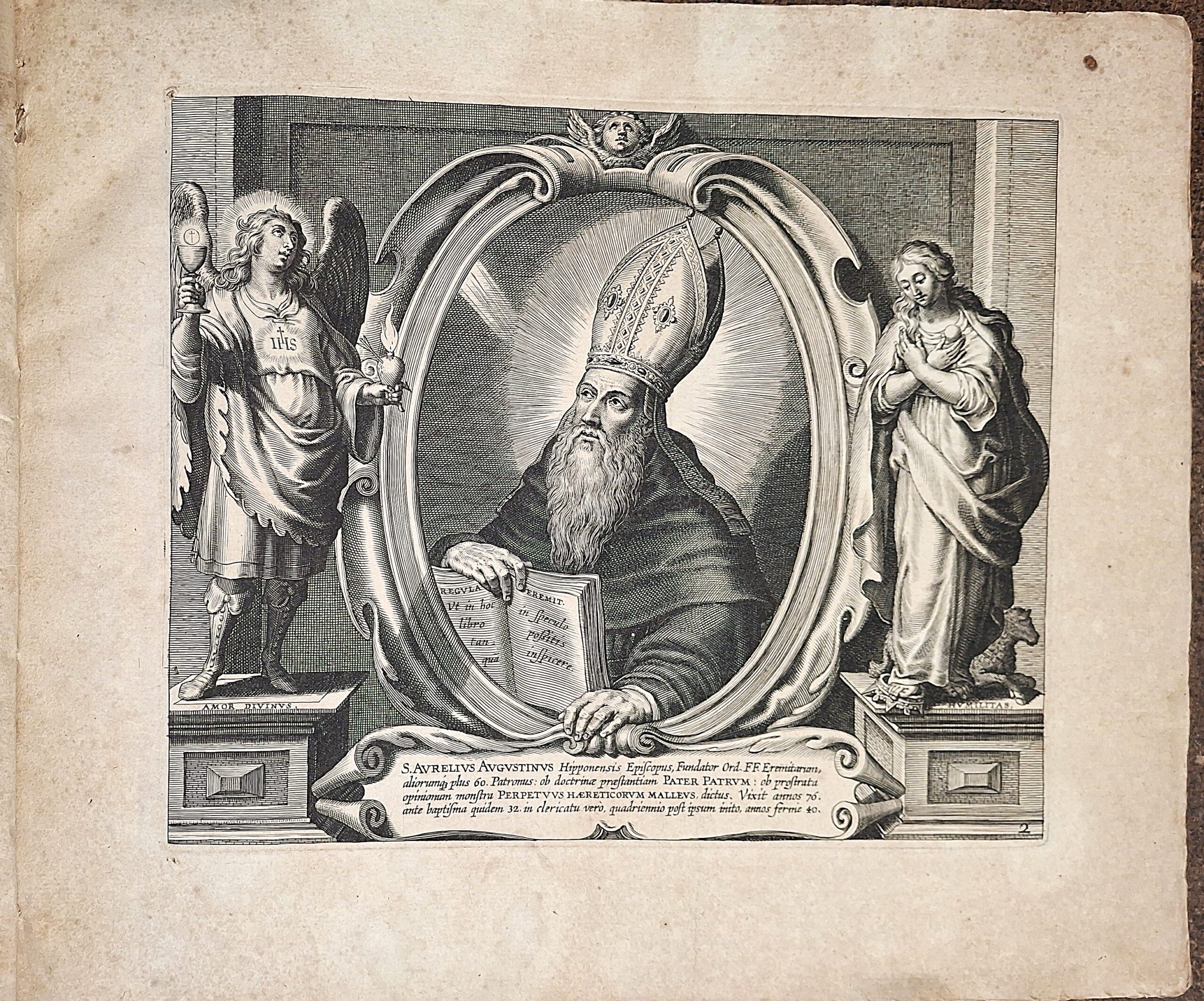 Iconographia Magni Patris Aurelii Augustini Hipponensis Episcopi, et Ecclesiae Doctoris Excellentissimi - immagine 3