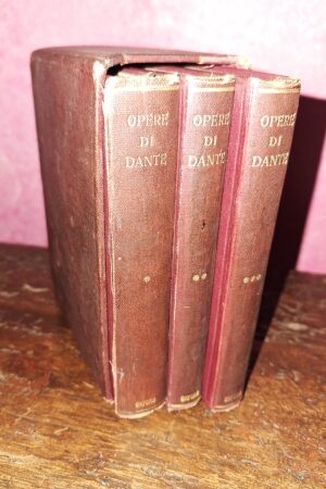 Dante Alighieri - Tutte le opere. Oxford Dante - Oxford, Stamperia dell’Università, 1897