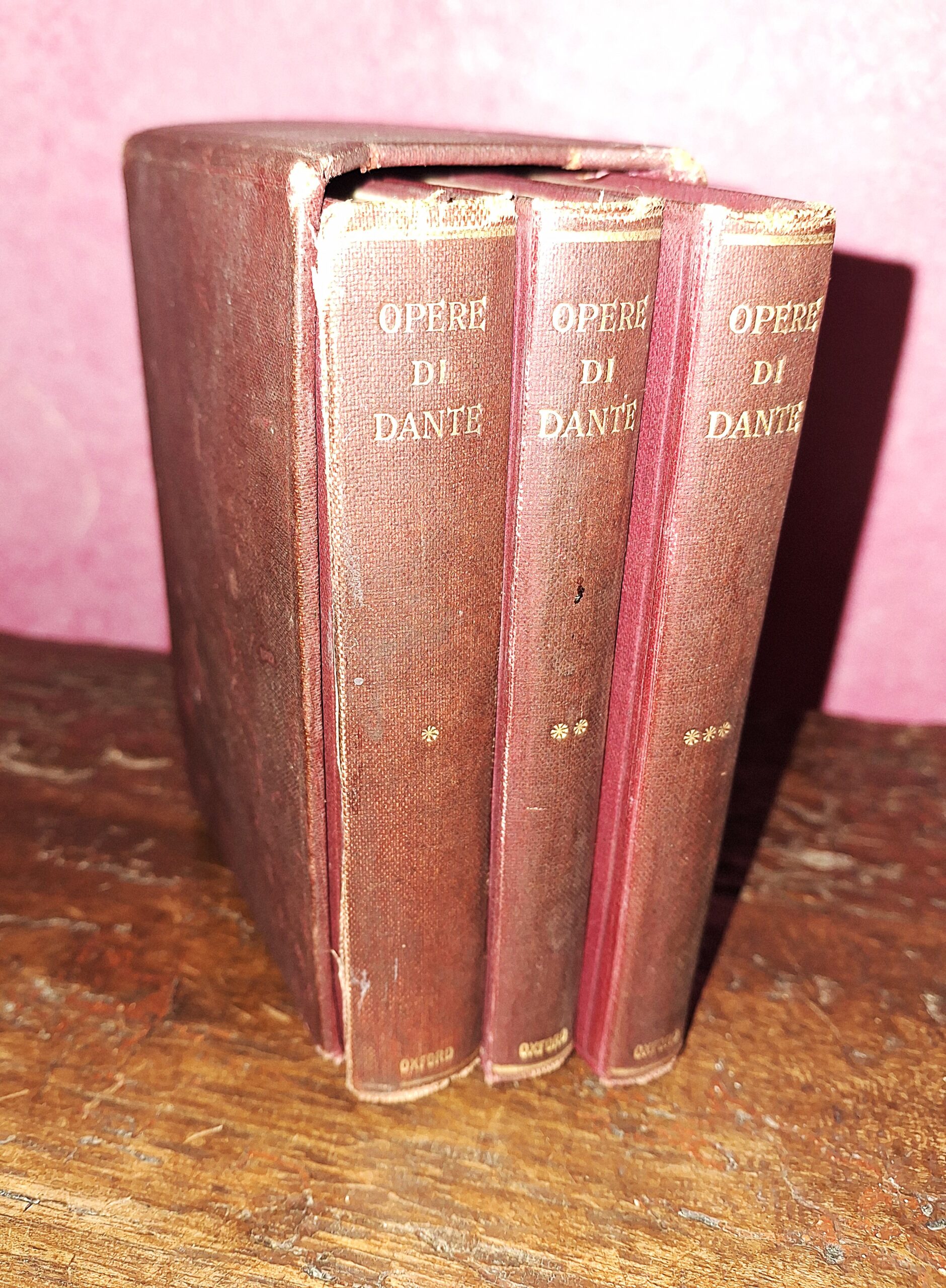Dante Alighieri - Tutte le opere. Oxford Dante - Oxford, Stamperia dell’Università, 1897