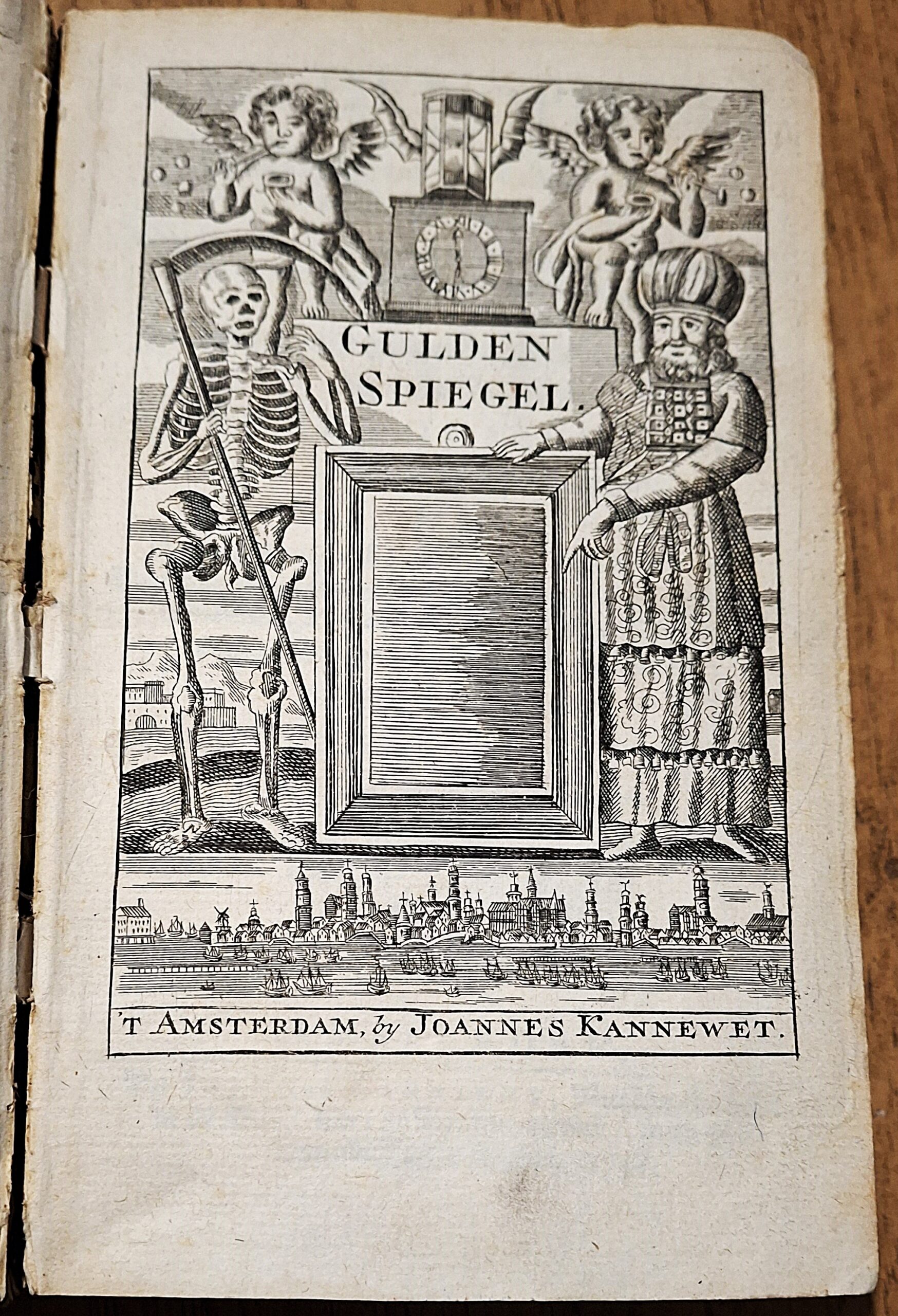 Mayvogel, Jacob - Gulden-Spiegel, ofte Opwekkinge tot Christelijke Deugden… - Amsterdam, J. Kannewet, 1748